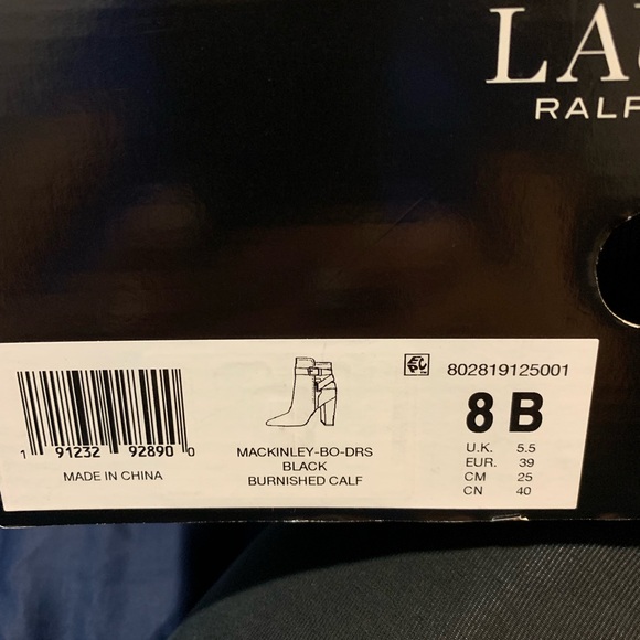 BNWT Polo Ralph Lauren mackinley boot - Picture 2 of 12